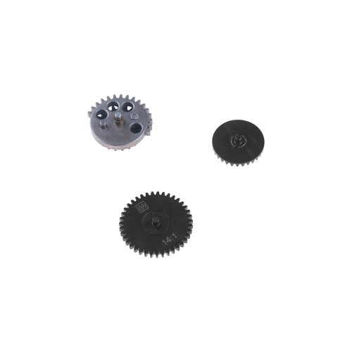 Specna Arms 14:1 CNC Gearset, Manufactured by Specna Arms, these gears are constructed out of steel for added durability